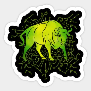 Taurus Zodiac Sign Earth element Sticker